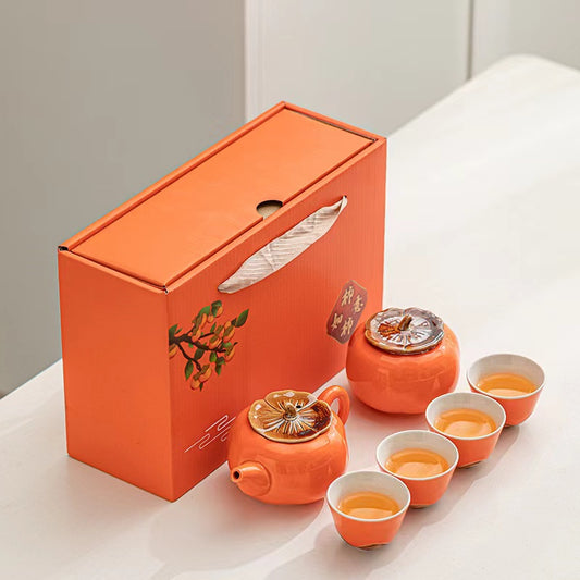 Persimmon Ruyi Tea Set(500 points free redemption)