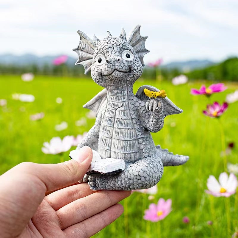 Garden statue meditating dragon（300 points free redemption）